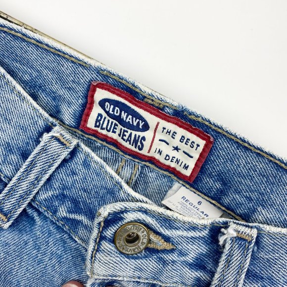 Jean Shorts Denim High Rise Button Down Shorts - Picture 3 of 5